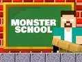 Gêm Monster School: Roller Coaster & Parkour ar-lein