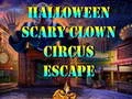 Gêm Halloween Scary Clown Circus Escape ar-lein