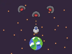 Gêm Pixel Protect Your Planet ar-lein