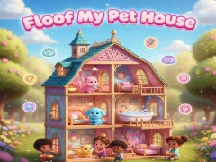 Gêm Floof My Pet House ar-lein