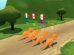 Gêm Dinosaur Shifting Run ar-lein