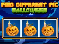 Gêm Find Different Pic Halloween ar-lein