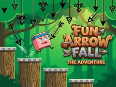 Gêm Fun Arrow Fall ar-lein