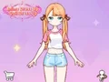 Gêm Anime Dress Up Doll Dress Up ar-lein