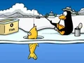Gêm Club Penguin: Ice Fishing ar-lein