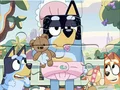 Gêm Jigsaw Puzzle: Bluey Play Time ar-lein