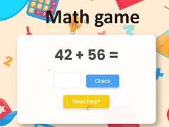 Gêm Math game ar-lein