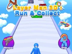 Gêm Layer Man 3d Run Collect ar-lein
