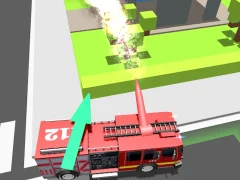 Gêm Fire Truck Rescue Driving ar-lein