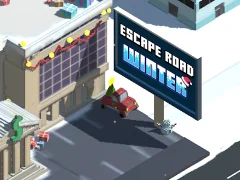 Gêm Escape Road Winter ar-lein