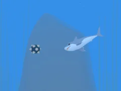 Gêm Lonely Shark Frenzy ar-lein