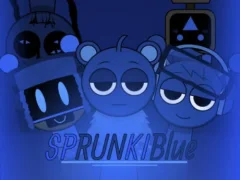 Gêm Sprunki Blue Mod ar-lein