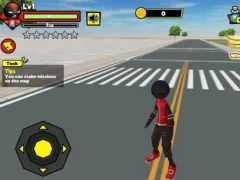Gêm Stick Rope Hero ar-lein