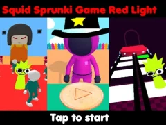 Gêm Squid Sprunki Game Red Light ar-lein
