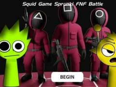 Gêm Squid Game Sprunki Fnf Battle ar-lein