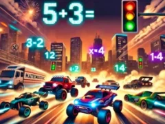 Gêm Mathematics Racing ar-lein