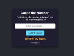 Gêm Number Guessing ar-lein