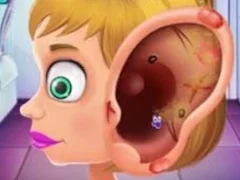 Gêm Children's Doctor Treating Ears ar-lein