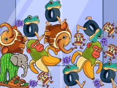Gêm Italian Brainrot: Animals Merge Puzzle ar-lein