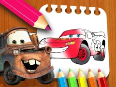 Gêm Cars Coloring Book ar-lein