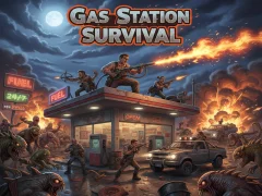 Gêm Gas station survival ar-lein