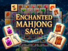 Gêm Enchanted Mahjong Saga ar-lein