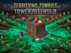 Gêm Terrifying Zombies Tower Defense II ar-lein