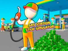 Gêm Gas Station - Stick Simulator ar-lein