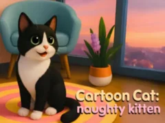 Gêm Cartoon Сat: naughty kitten ar-lein