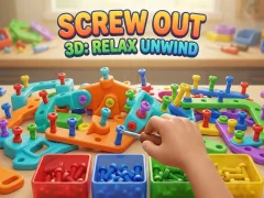 Gêm Screw Out 3D: Relax Unwind ar-lein