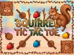 Gêm Squirrel Tic Tac Toe ar-lein