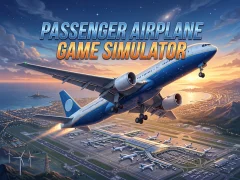 Gêm Passenger Airplane Game Simulator ar-lein