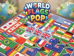 Gêm World Flags Pop ar-lein
