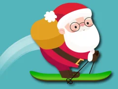 Gêm Avalanche Santa Ski Xmas ar-lein