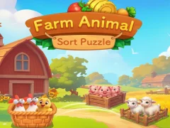 Gêm Farm Animal Sort Puzzle ar-lein
