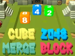 Gêm 2048 Cube Merge Block ar-lein