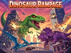 Gêm Dinosaur Rampage ar-lein