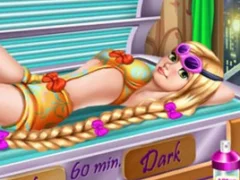 Gêm Goldie Princess Tanning ar-lein