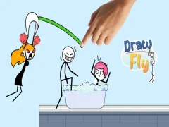 Gêm Draw To Fly ar-lein