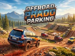 Gêm Offroad Prado Parking ar-lein