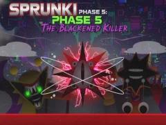 Gêm Sprunki Phase 5: The Blackened Killer ar-lein