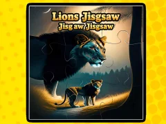 Gêm Lions Jigsaw Jigsaw ar-lein
