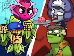 Gêm Plants Vs Zombies - Merge Defense ar-lein