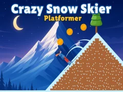 Gêm Crazy Snow Skier: Platformer ar-lein