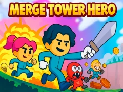 Gêm Merge Tower Hero ar-lein