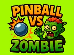 Gêm Pinball VS Zombie ar-lein