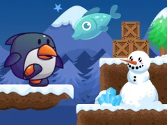 Gêm Penguin Fishing ar-lein