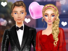Gêm Valentine's Day Couple Date ar-lein