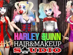 Gêm Harley Quinn Hair and Makeup Studio ar-lein