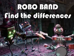 Gêm Robot Band - Find the Differences ar-lein